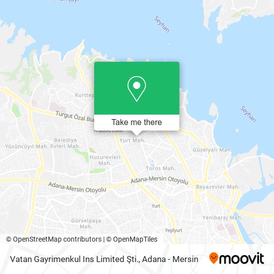 Vatan Gayrimenkul Ins Limited Şti. map