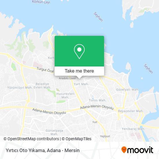 Yırtıcı Oto Yıkama map