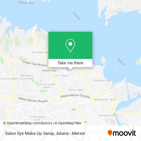 Salon Sys Make Up Serap map