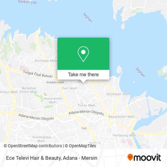 Ece Televi Hair & Beauty map