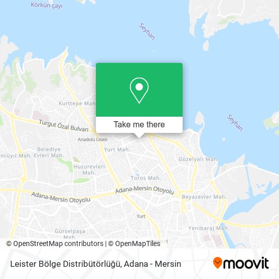 Leister Bölge Distribütörlüğü map