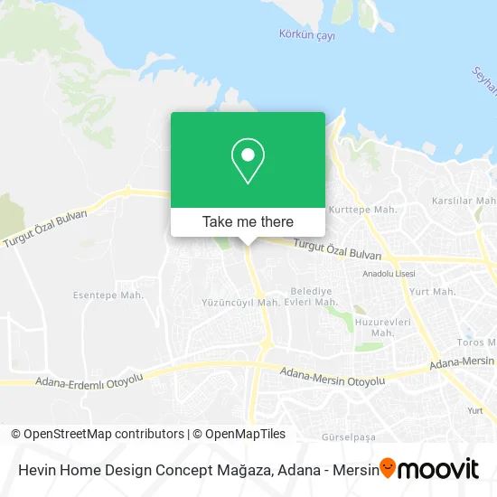 Hevin Home Design Concept Mağaza map