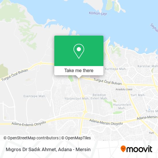 Mıgros Dr Sadık Ahmet map