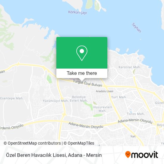 Özel Beren Havacılık Lisesi map