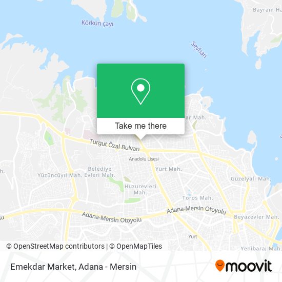 Emekdar Market map
