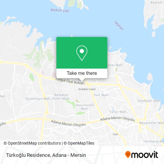 Türkoğlu Residence map