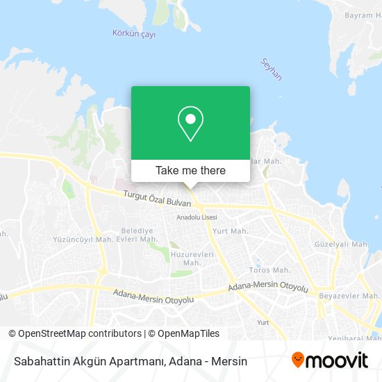 Sabahattin Akgün Apartmanı map