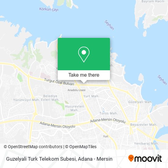 Guzelyali Turk Telekom Subesi map