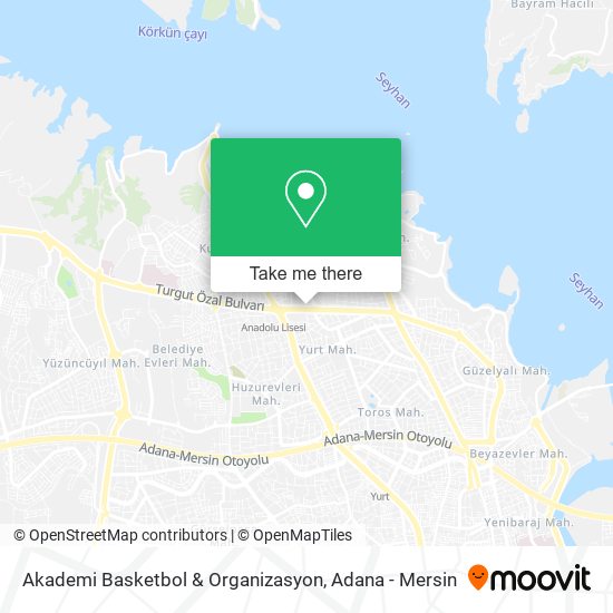 Akademi Basketbol & Organizasyon map