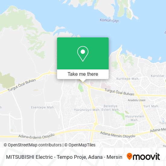 MITSUBISHI Electric - Tempo Proje map