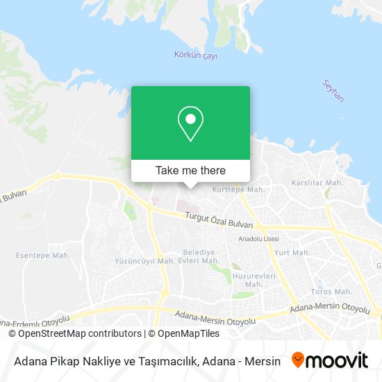 Adana Pikap Nakliye ve Taşımacılık map