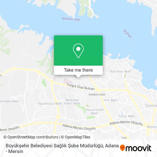 Büyükşehir Belediyesi Sağlık Şube Müdürlüğü map