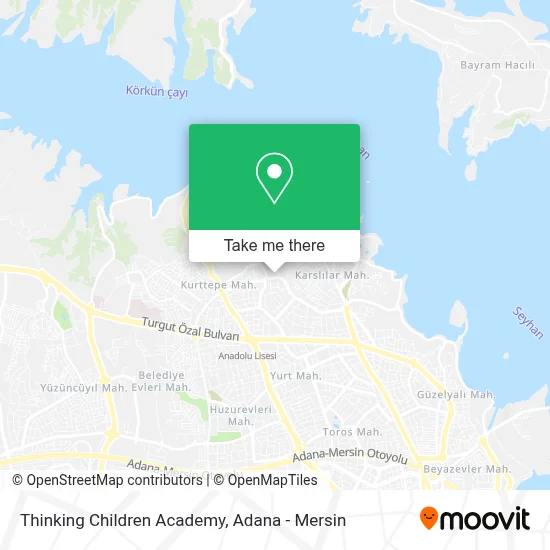 Thinking Children Academy map