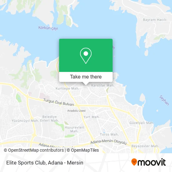 Elite Sports Club map