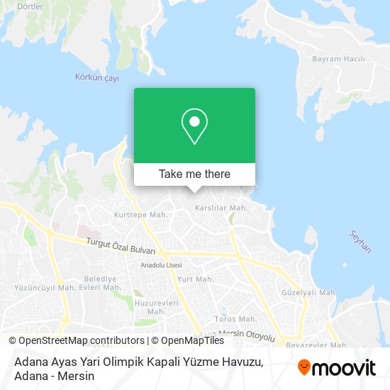 Adana Ayas Yari Olimpik Kapali Yüzme Havuzu map