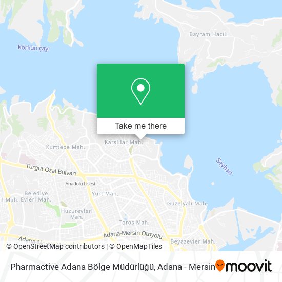 Pharmactive Adana Bölge Müdürlüğü map