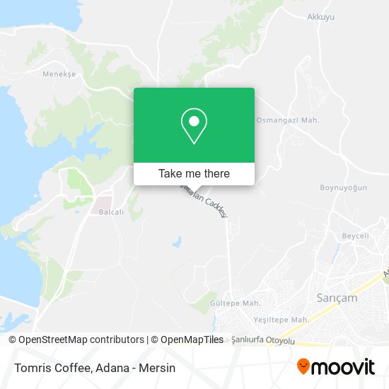 Tomris Coffee map