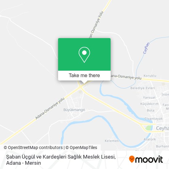 Şaban Üçgül ve Kardeşleri Sağlık Meslek Lisesi map