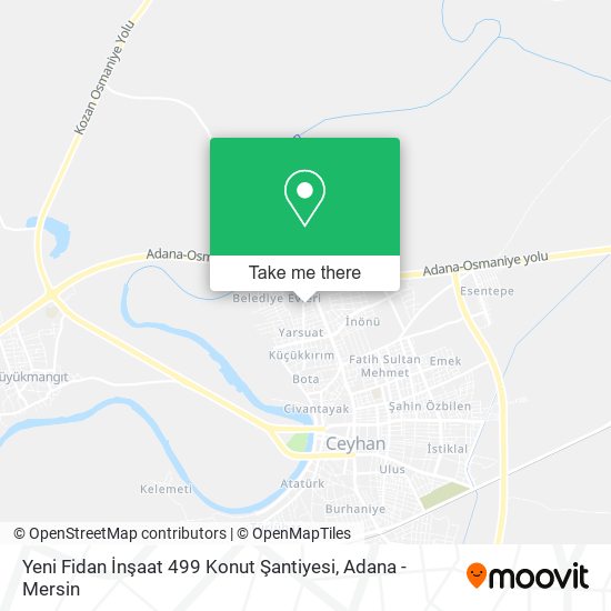 Yeni Fidan İnşaat 499 Konut Şantiyesi map