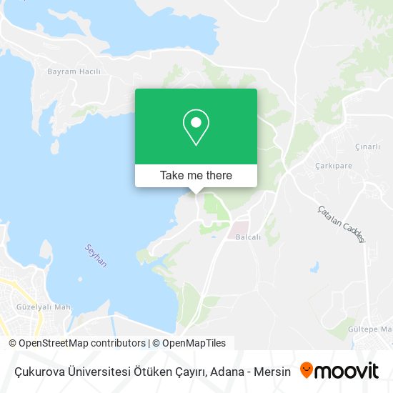 Çukurova Üniversitesi Ötüken Çayırı map