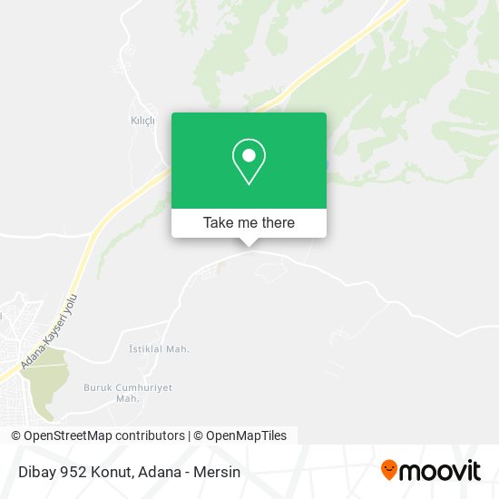 Dibay 952 Konut map