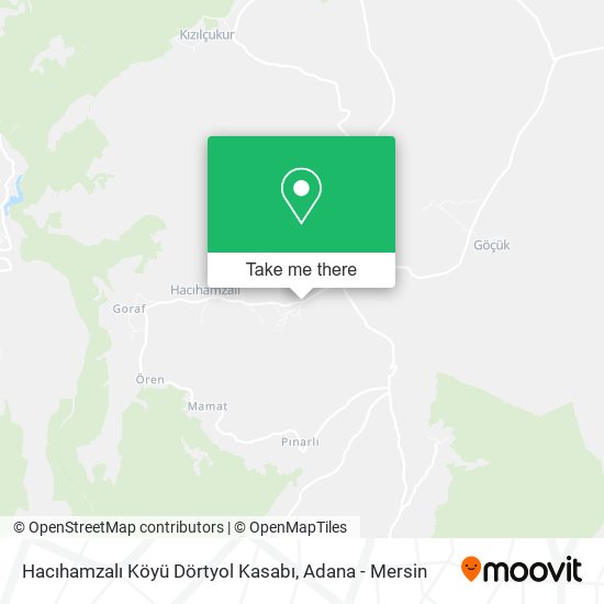 Hacıhamzalı Köyü Dörtyol Kasabı map