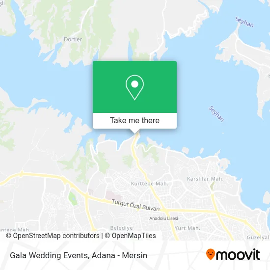 Gala Wedding Events map