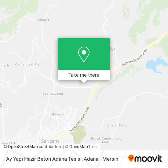 Ay Yapı Hazır Beton Adana Tesisi map