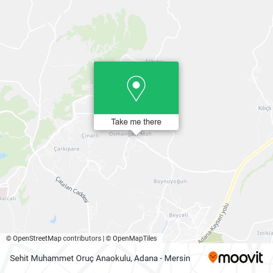 Sehit Muhammet Oruç Anaokulu map