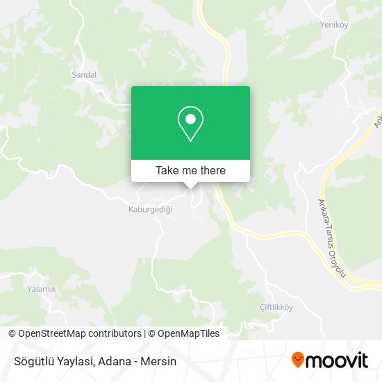 Sögütlü Yaylasi map