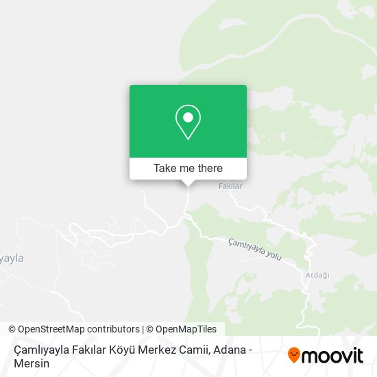 Çamlıyayla Fakılar Köyü Merkez Camii map