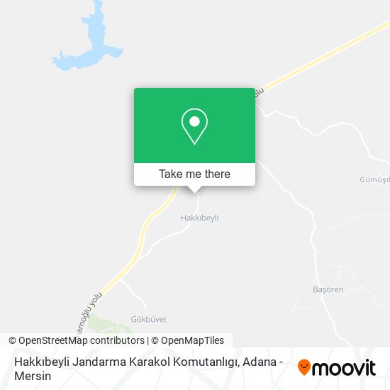 Hakkıbeyli Jandarma Karakol Komutanlıgı map