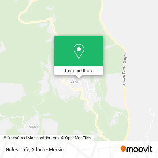 Gülek Cafe map