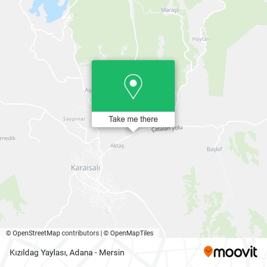 Kızıldag Yaylası map