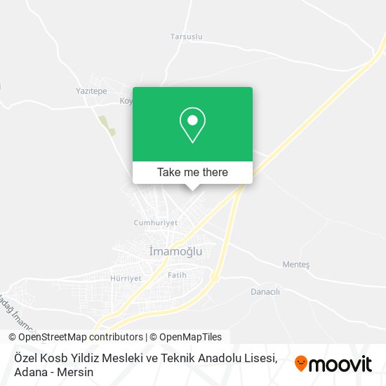 Özel Kosb Yildiz Mesleki ve Teknik Anadolu Lisesi map