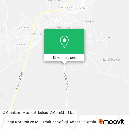 Doğa Koruma ve Milli Parklar Şefliği map