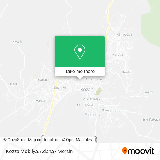 Kozza Mobilya map