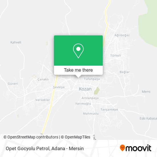 Opet Gocyolu Petrol map