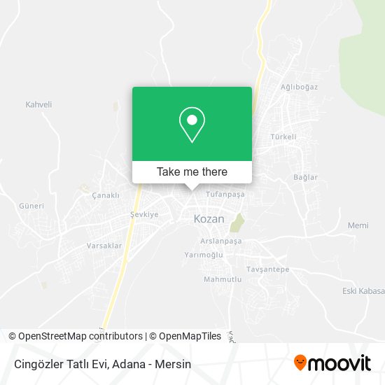 Cingözler Tatlı Evi map