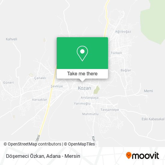 Döşemeci Özkan map