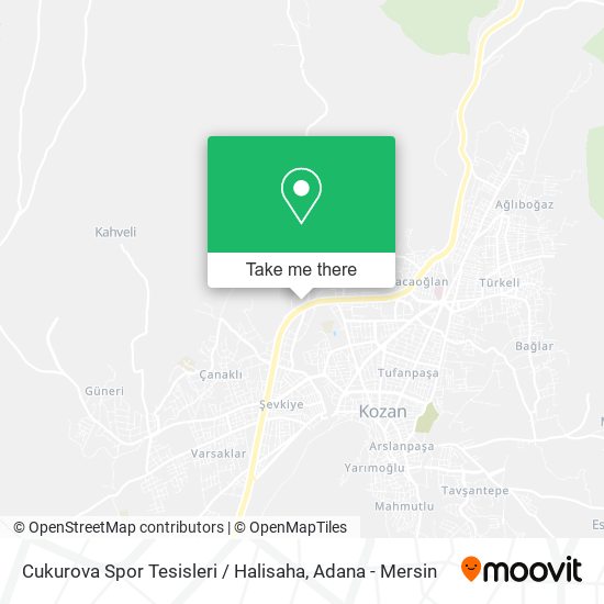 Cukurova Spor Tesisleri / Halisaha map