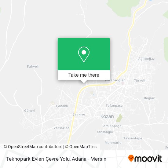 Teknopark Evleri Çevre Yolu map