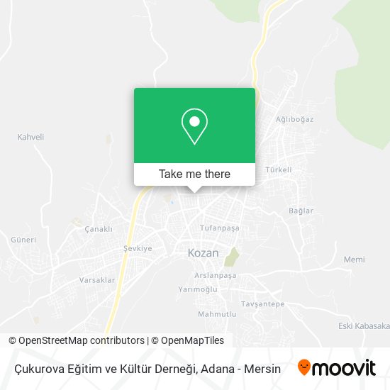 Çukurova Eğitim ve Kültür Derneği map