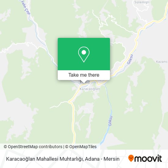 Karacaoğlan Mahallesi Muhtarlığı map