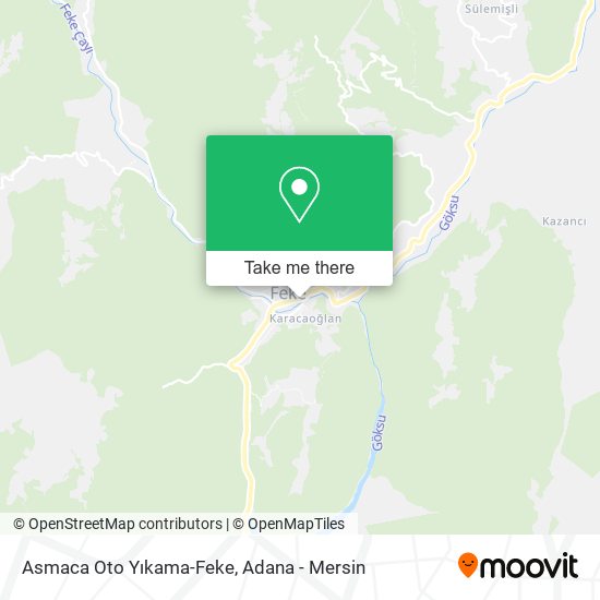 Asmaca Oto Yıkama-Feke map