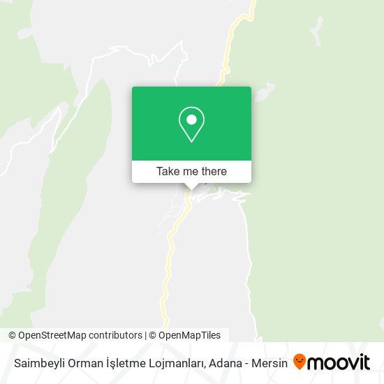 Saimbeyli Orman İşletme Lojmanları map