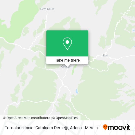 Torosların İncisi Çatalçam Derneği map
