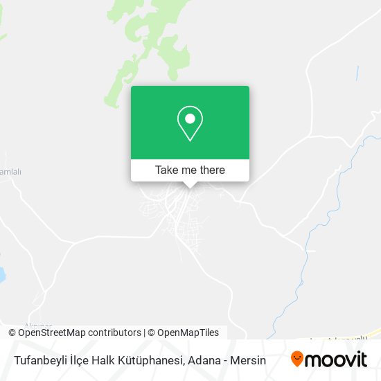 Tufanbeyli İlçe Halk Kütüphanesi map