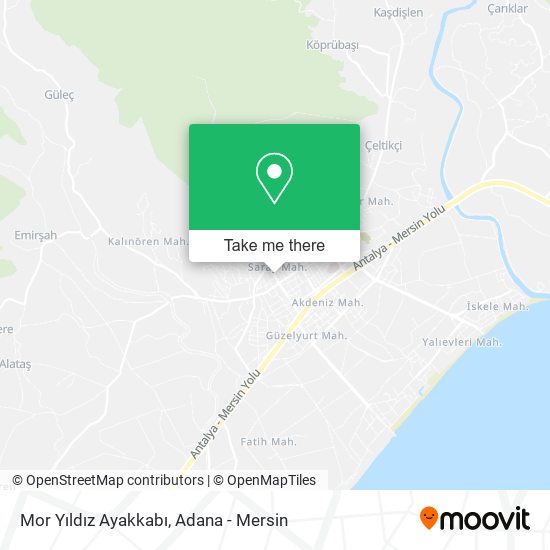 Mor Yıldız Ayakkabı map