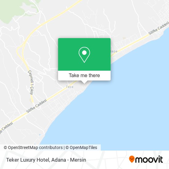 Teker Luxury Hotel map